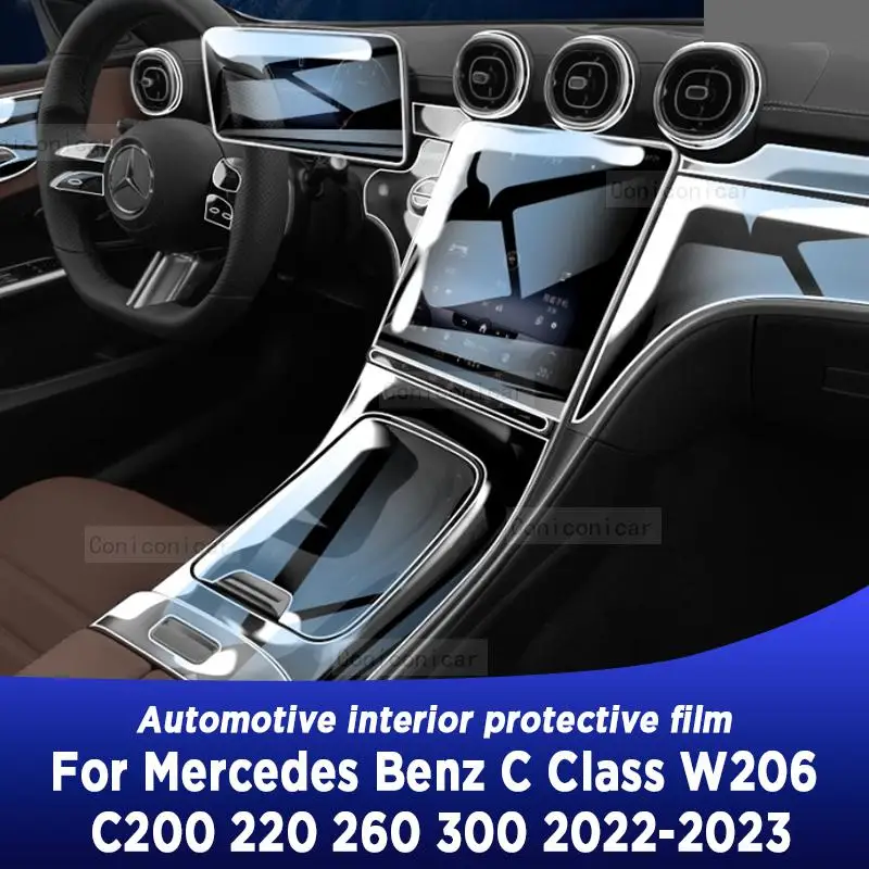 Для Mercedes Benz C Class W206 C200 220 260 300 2022 2023 навигация на приборной панели Автомобильная внутренняя защитная пленка против царапин
Для Mercedes Benz C Class W206 C200 220 260 300 2022 2023 навигация на приборной панели Автомобильная внутренняя защитная пленка против царапин