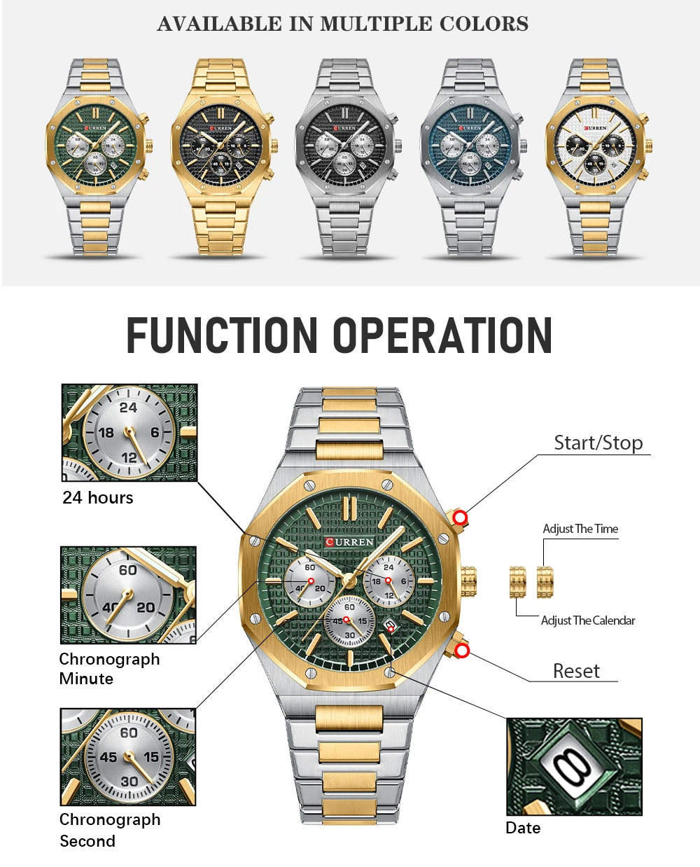 Watches Quartz luminous Watches Quartz luminous