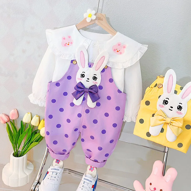 Babi Girls Gallus Sets 2023 Dots Style Cotton Materail Long Sleeve From 1 to 5 Years Child Kids Costum Infant Sport Bear
Babi Girls Gallus Sets 2023 Dots Style Cotton Materail Long Sleeve From 1 to 5 Years Child Kids Costum Infant Sport Bear