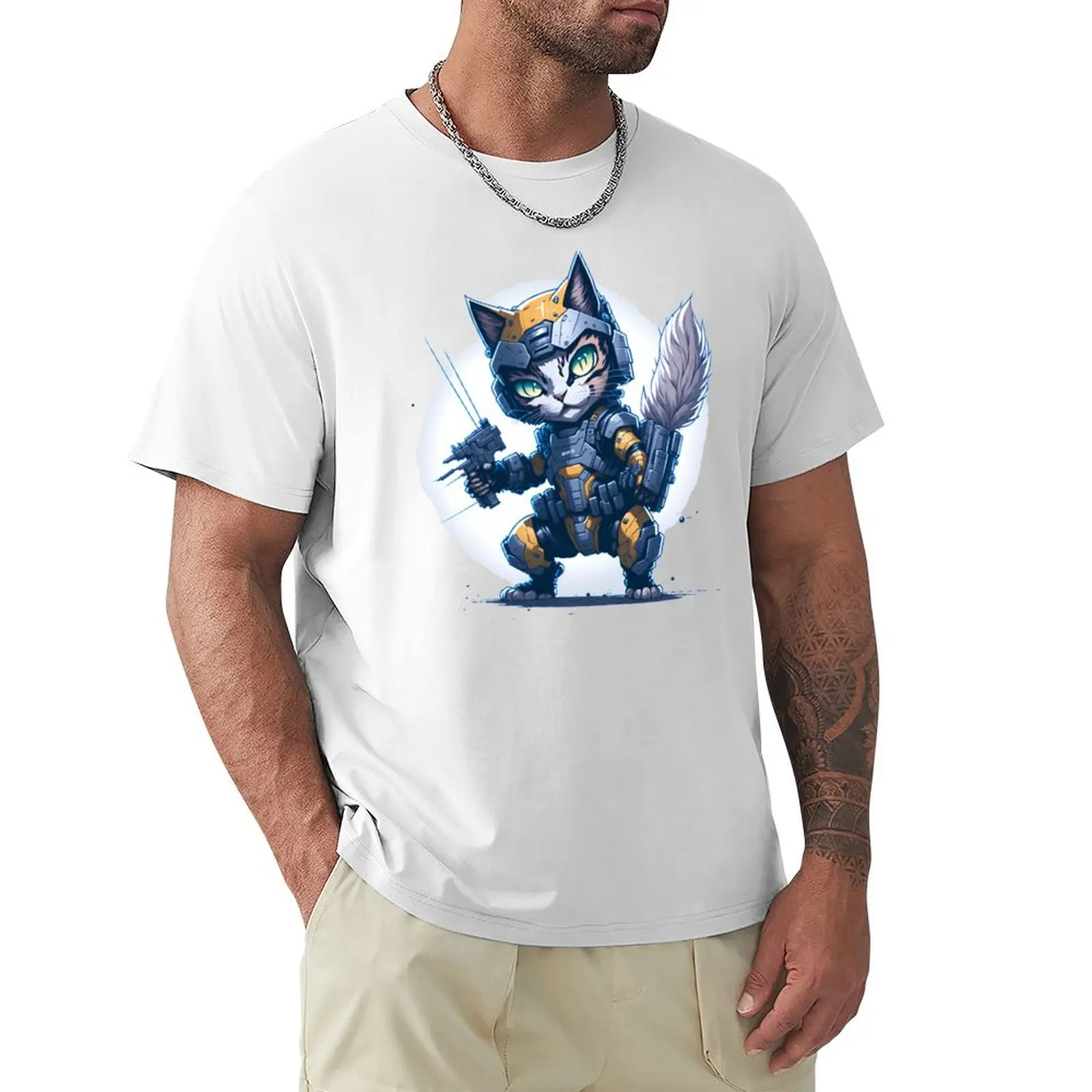 Meow Planet Science Hero T-Shirt boys whites cute clothes summer clothes quick drying t shirt for men
Meow Planet Science Hero T-Shirt boys whites cute clothes summer clothes quick drying t shirt for men