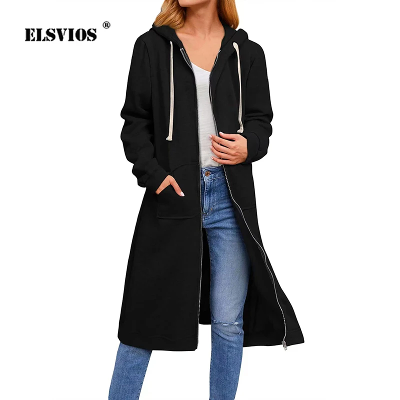 Women's Loose Casual Solid Color Cardigans Coats Fashion Autumn Winter New Hooded Long Sleeves Zipper Long Coats Simple Outwears
Women's Loose Casual Solid Color Cardigans Coats Fashion Autumn Winter New Hooded Long Sleeves Zipper Long Coats Simple Outwears