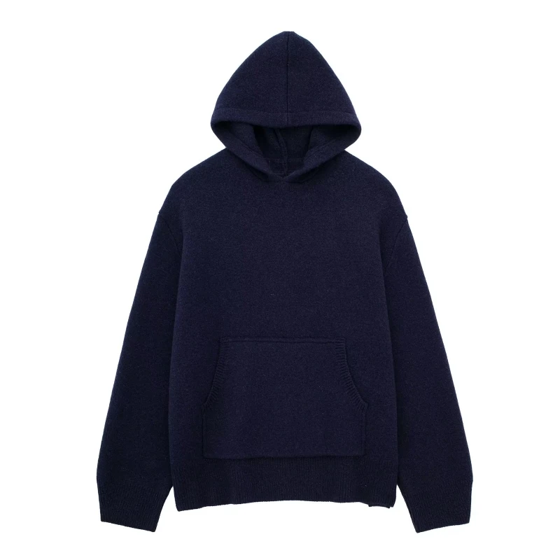2023 New Autumn Women's Clothing Loose And Versatile Hooded Long-sleeved Knitted Sweatshirt,Double Pocket Wool Knitted Top
2023 New Autumn Women's Clothing Loose And Versatile Hooded Long-sleeved Knitted Sweatshirt,Double Pocket Wool Knitted Top