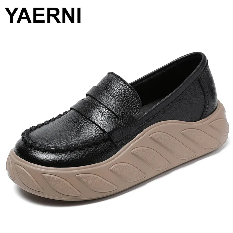 Flats Platform Shoes For Women Thick Heel Pumps Genuine Leather 2023 Spring Sewing Lace Up Luxury Ladies Platform Shoes
Flats Platform Shoes For Women Thick Heel Pumps Genuine Leather 2023 Spring Sewing Lace Up Luxury Ladies Platform Shoes