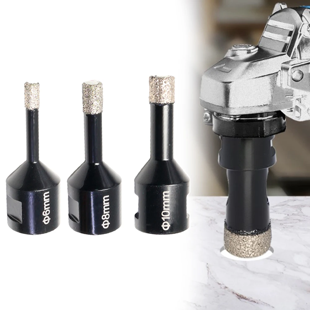 3pcs Brazed Diamond Drill Bit Hole Saw Opener Cutter Tile Marble Concrete Drilling Tools For M14 Thread Tooth Type Angle Grinder
3pcs Brazed Diamond Drill Bit Hole Saw Opener Cutter Tile Marble Concrete Drilling Tools For M14 Thread Tooth Type Angle Grinder