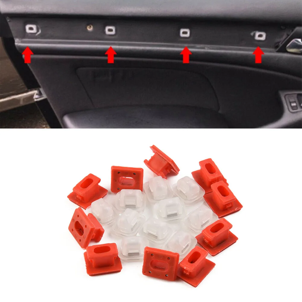 

20Pcs Car Door Dashboard Dash Moulding Clips For BMW 3 Series E46 E90 E91 E92 E93 X3 X5 E53 Auto Retainer Fastener