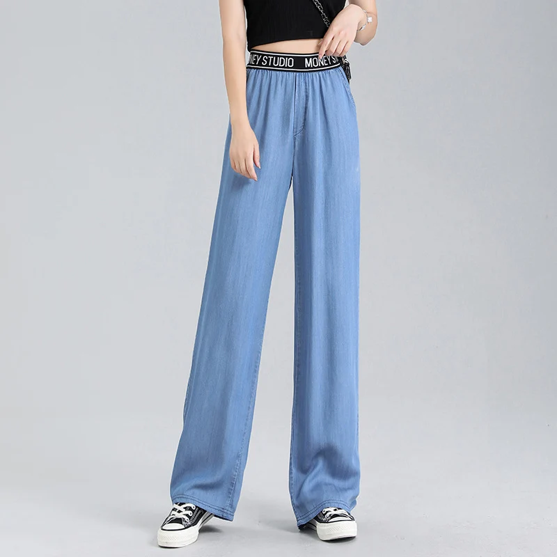 Fabric Fluid Pants Baggy High waist Jeans Trousers Wide leg Women's Sport Yoga Plazzo Pants Korean Fashion
Fabric Fluid Pants Baggy High waist Jeans Trousers Wide leg Women's Sport Yoga Plazzo Pants Korean Fashion