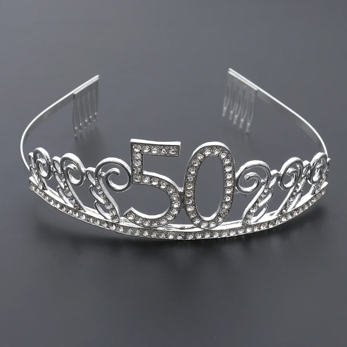 50th Party Tiara Decorated Rhinestone 50th Birthday Hair Clip Hair Barrettes Hairband 50th Anniversary Party Favors for Female
50th Party Tiara Decorated Rhinestone 50th Birthday Hair Clip Hair Barrettes Hairband 50th Anniversary Party Favors for Female