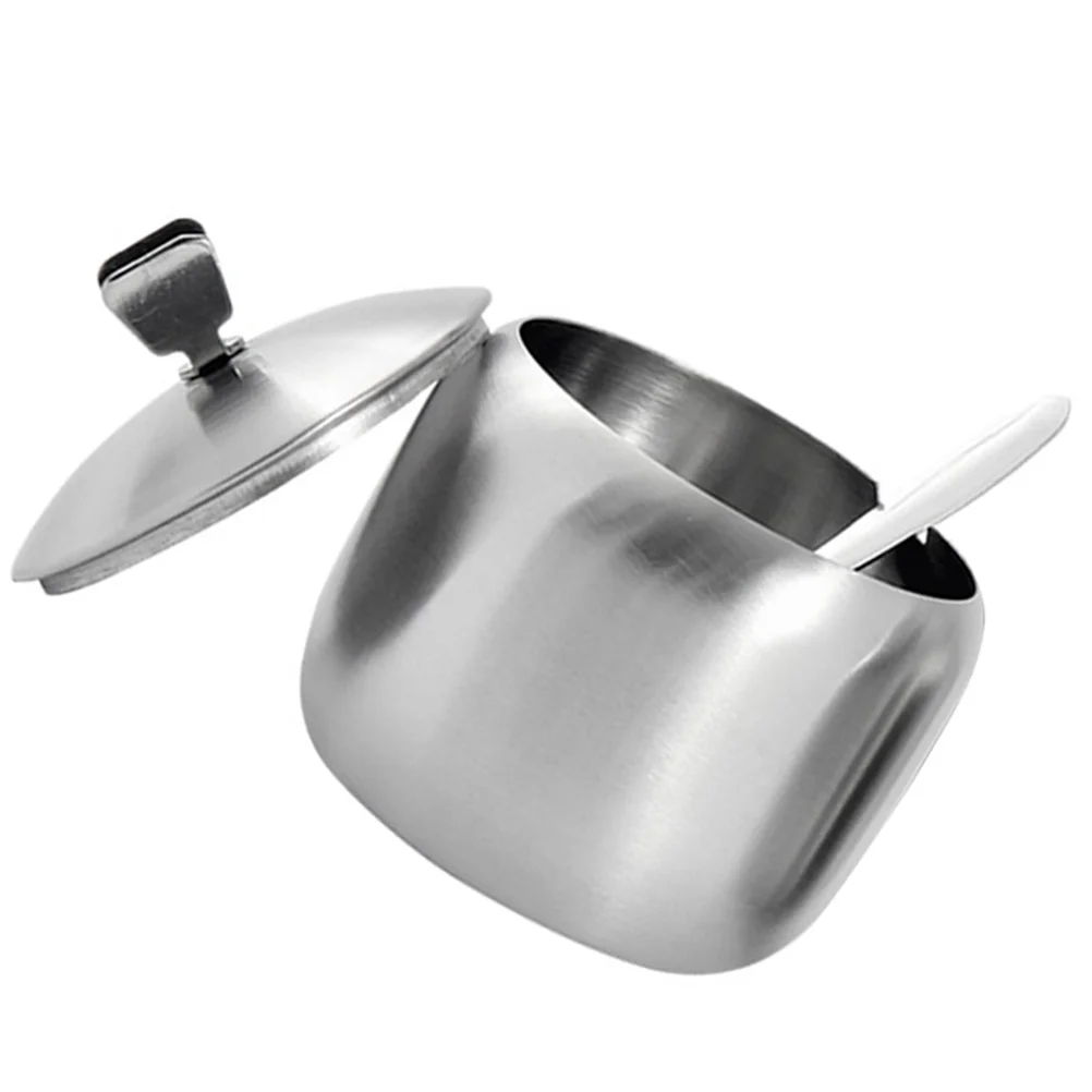 Seasoning Spice Jar Container with Lid Candy Bowl Stainless Steel Sugar Bowls Airtight
Seasoning Spice Jar Container with Lid Candy Bowl Stainless Steel Sugar Bowls Airtight