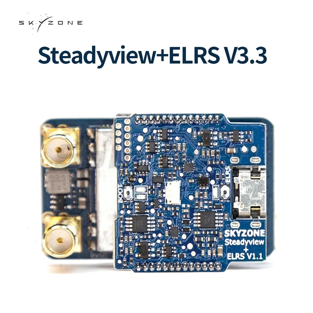 SKYZONE Steadyview+ELRS Backpack Receiver for FPV Goggles 48CH 5.8Ghz V3.3 Hardware
SKYZONE Steadyview+ELRS Backpack Receiver for FPV Goggles 48CH 5.8Ghz V3.3 Hardware