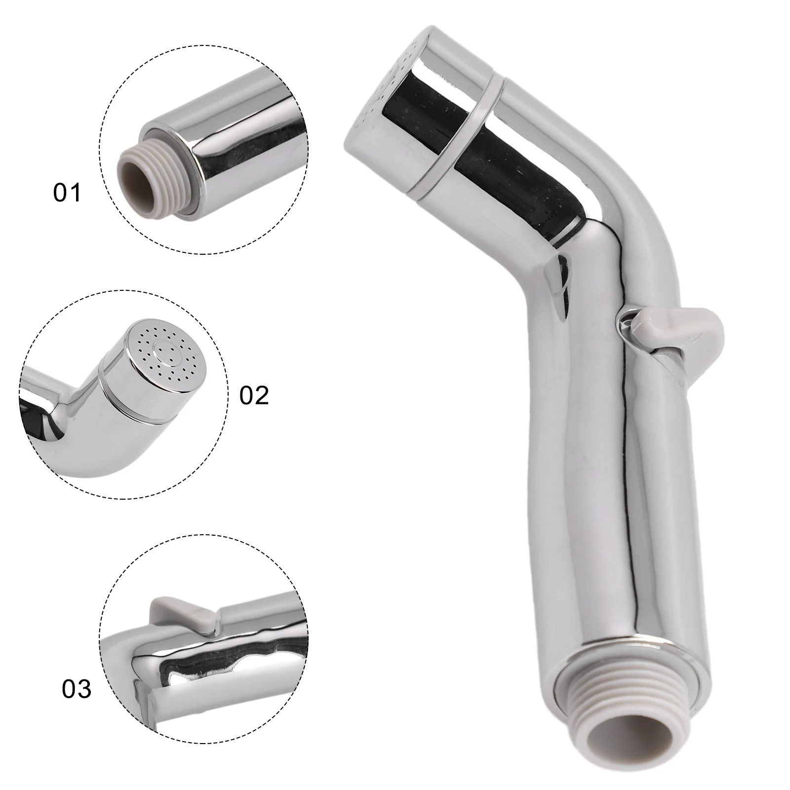ABS Hand-held Bidet Faucet Spray Gun Bathroom Toilet Bidet Shower Sprayer Water Saving Easy To Control Adjustable Flow Rate
ABS Hand-held Bidet Faucet Spray Gun Bathroom Toilet Bidet Shower Sprayer Water Saving Easy To Control Adjustable Flow Rate