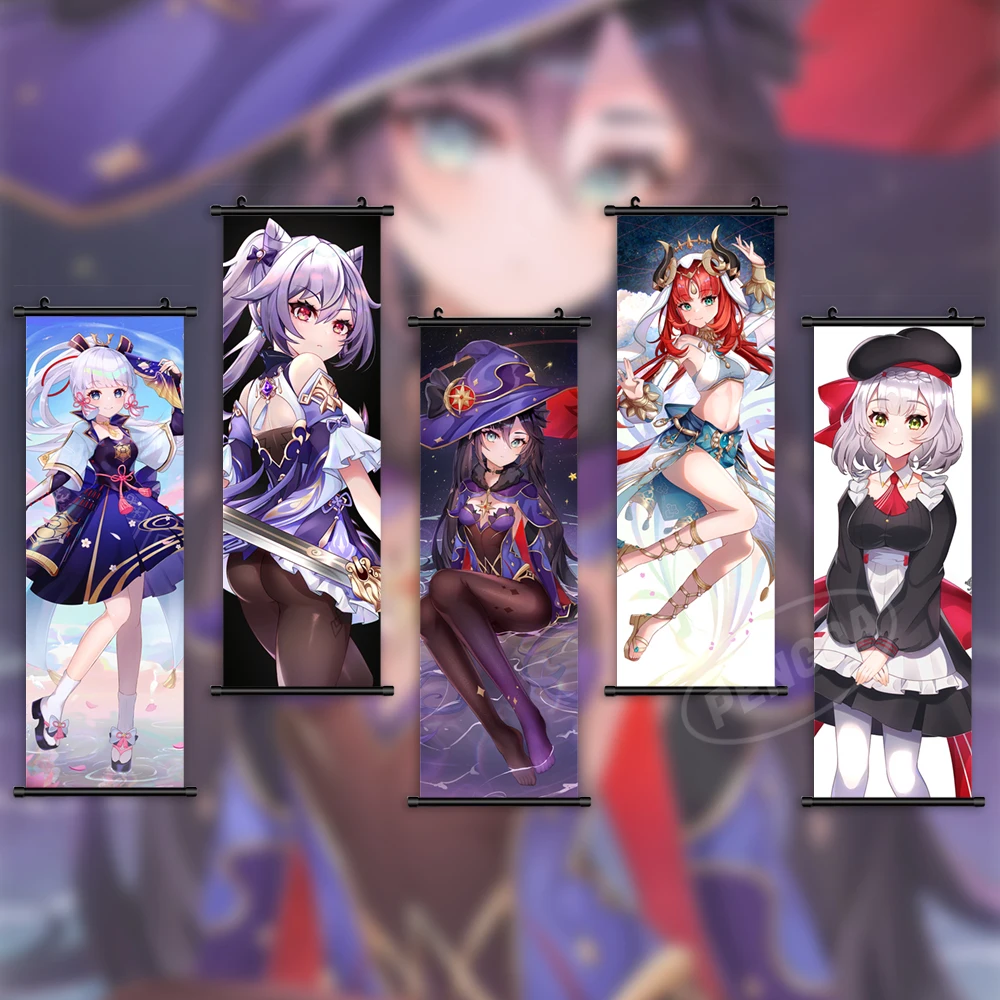 Canvas Genshin Impact Print Pictures Kamisato Ayaka Wall Art Keqing Painting Hanging Noelle Scrolls Game Poster Home Decoration
Canvas Genshin Impact Print Pictures Kamisato Ayaka Wall Art Keqing Painting Hanging Noelle Scrolls Game Poster Home Decoration