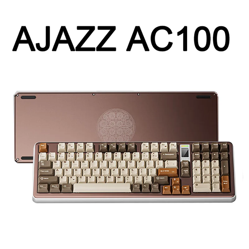 Клавиатура Ajazz Ac100 Механическая из алюминиевого сплава, трехрежимная игровая клавиатура Rgb с прокладкой экрана, для ПК, геймеров, офиса, Mac, подарок
Клавиатура Ajazz Ac100 Механическая из алюминиевого сплава, трехрежимная игровая клавиатура Rgb с прокладкой экрана, для ПК, геймеров, офиса, Mac, подарок