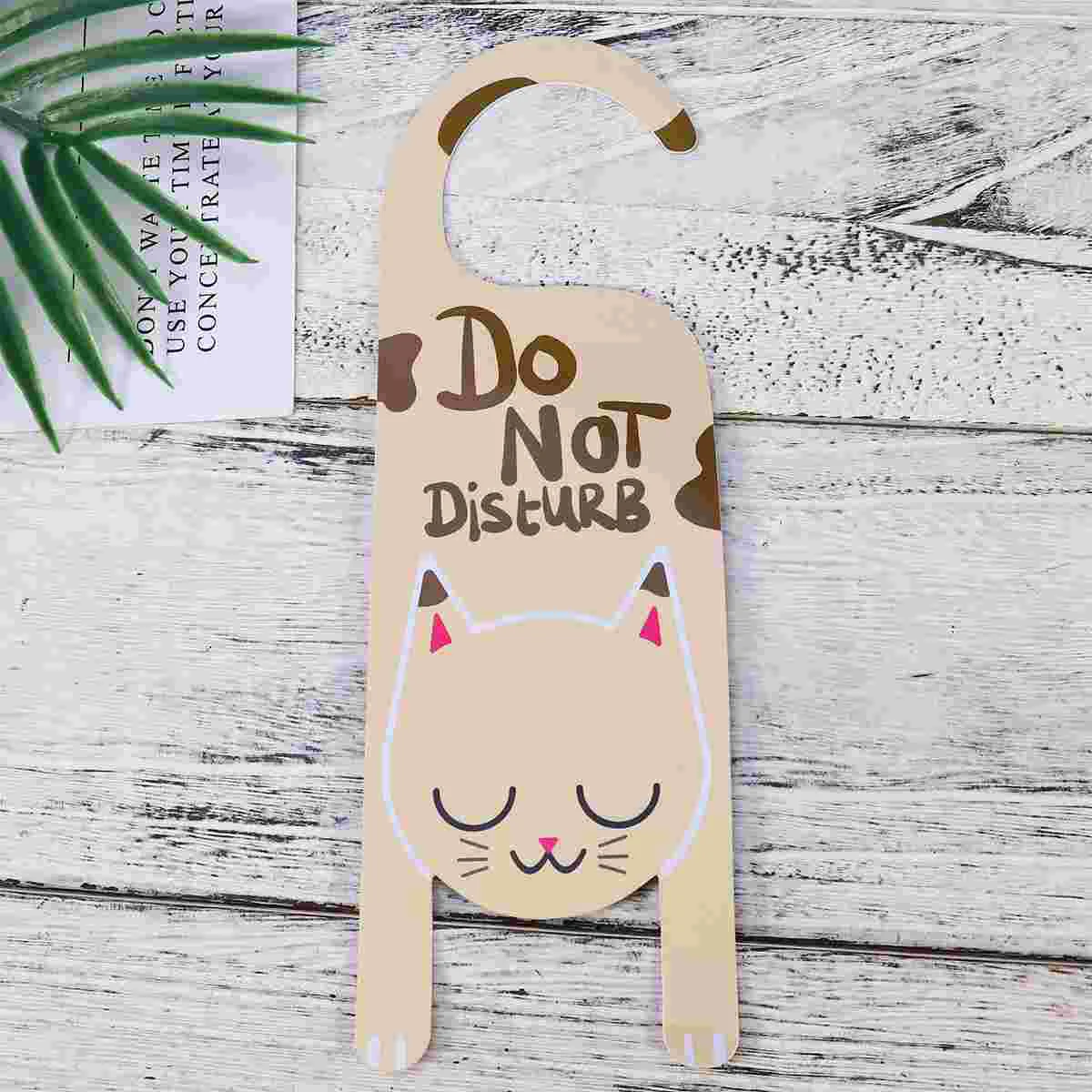 

Door Sign Do Not Disturb Door Decoration Ornament Tags Shop Pendant for Hotel Club Cafe Shop Decor Hanging Door Pendant