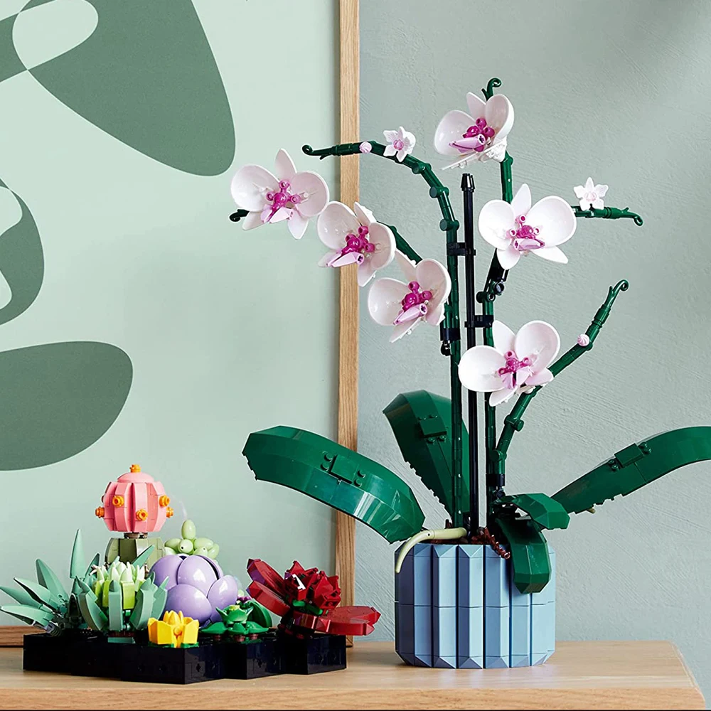 Orchid Compatible 10311 Succulents Compatible 10309 Plant Decor Building Set for Adults Bouquet Bricks Flowers Block Gifts Girls 
Orchid Compatible 10311 Succulents Compatible 10309 Plant Decor Building Set for Adults Bouquet Bricks Flowers Block Gifts Girls