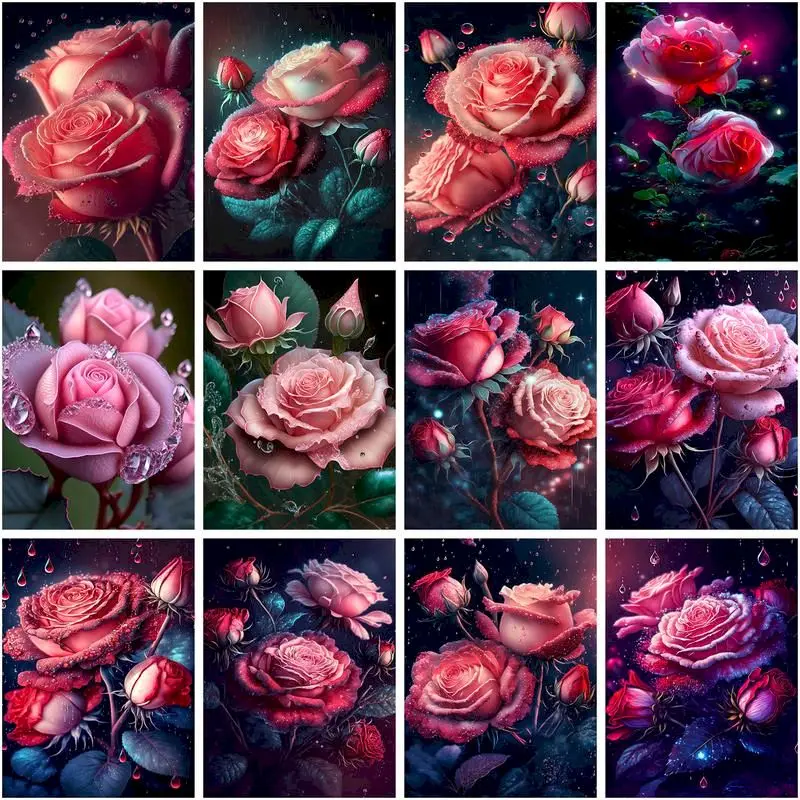 CHENISTORY Oil Paint By Numbers Kits Red Rose Painting By Numbers Flower On Canvas Frameless Crafts Draw Painting Diy Home Decor
CHENISTORY Oil Paint By Numbers Kits Red Rose Painting By Numbers Flower On Canvas Frameless Crafts Draw Painting Diy Home Decor