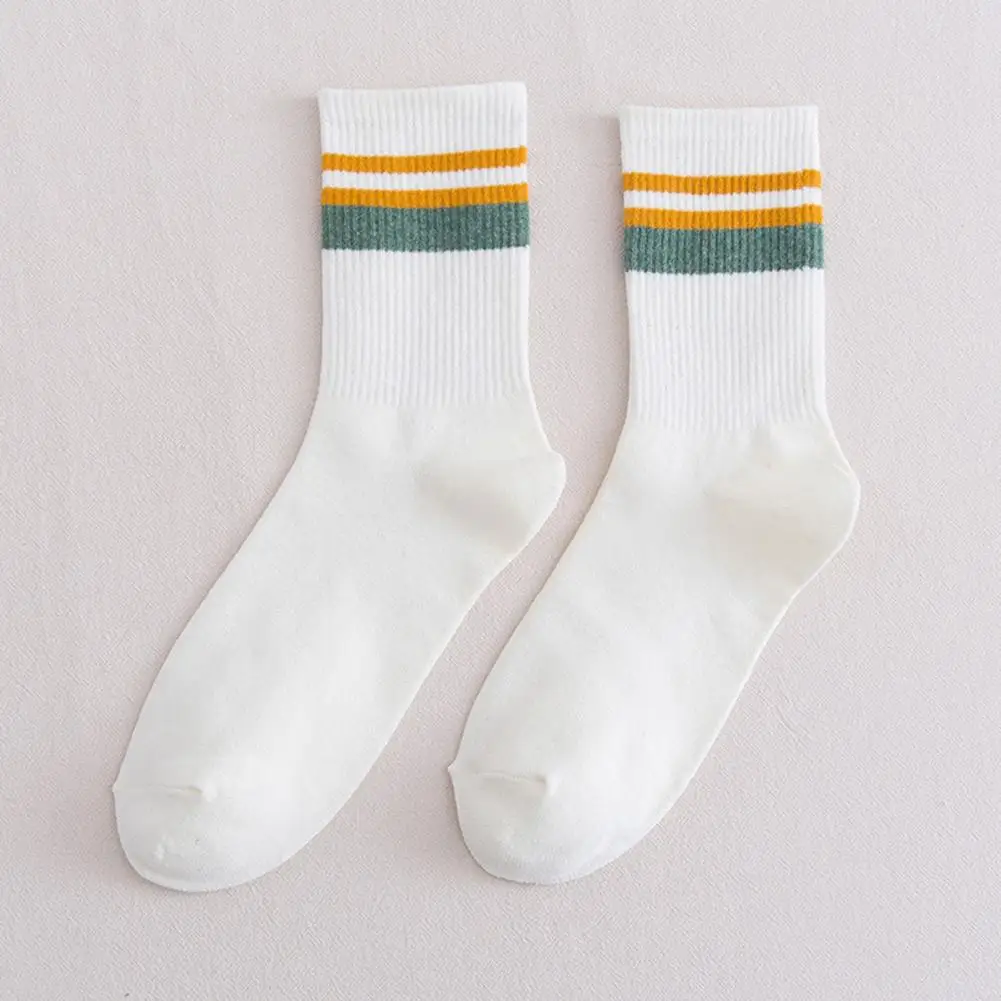 

Unisex Mid-calf Cotton Socks High Elasticity Anti-slip Sports Cotton Socks for Unisex Breathable Soft Sweat-absorbing Mid-tube