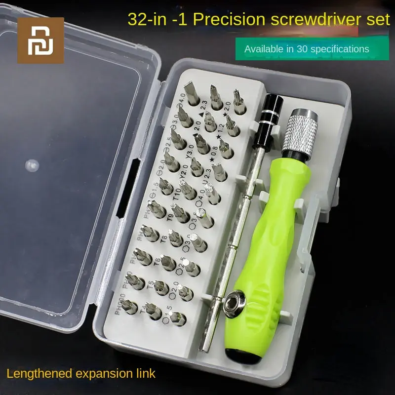 Youpin Multifunctional Screwdriver Cross Shaped Screwdriver Set Combination Computer Home Appliance Maintenance and Removal Tool
Youpin Multifunctional Screwdriver Cross Shaped Screwdriver Set Combination Computer Home Appliance Maintenance and Removal Tool
