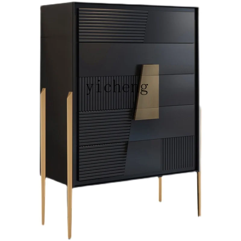 ZK Light Luxury Chest of Drawers High-End Modern Living Room Solid Wood Locker Master Bedroom Minimalist Chest of Drawer
ZK Light Luxury Chest of Drawers High-End Modern Living Room Solid Wood Locker Master Bedroom Minimalist Chest of Drawer