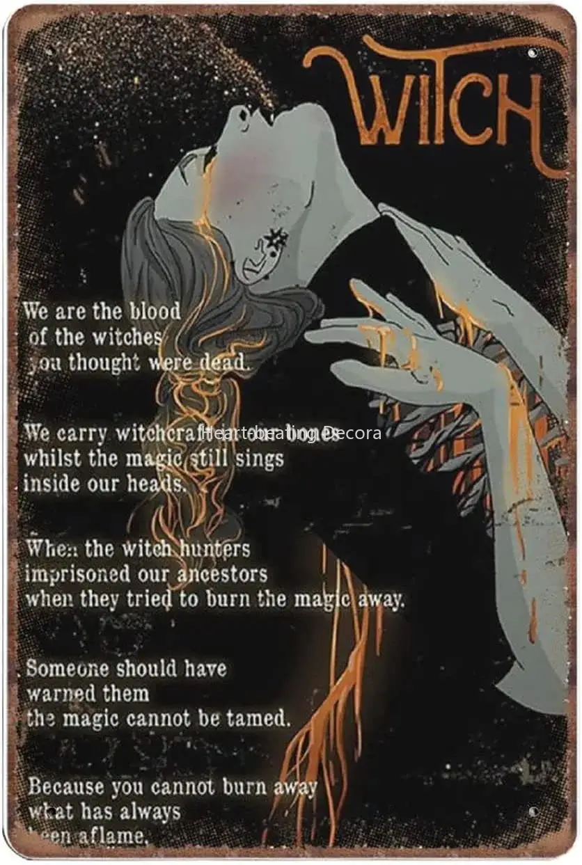 Kitchen Witch, Witch Poem Vintage Retro Happy Halloween Tin Signs Funny Vintage Metal Sign Plaqu Poster Wall Art Pub Bar
Kitchen Witch, Witch Poem Vintage Retro Happy Halloween Tin Signs Funny Vintage Metal Sign Plaqu Poster Wall Art Pub Bar