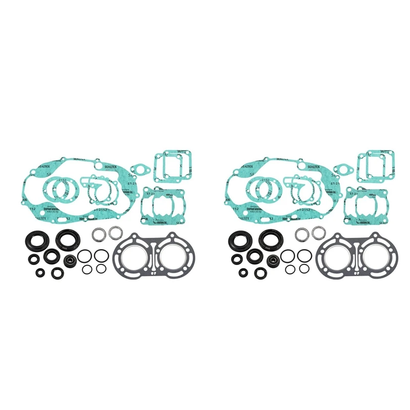 2X For Yamaha Banshee Complete Engine Gasket Set With Oil Seals Kit 1987-2006 YFZ350
2X For Yamaha Banshee Complete Engine Gasket Set With Oil Seals Kit 1987-2006 YFZ350