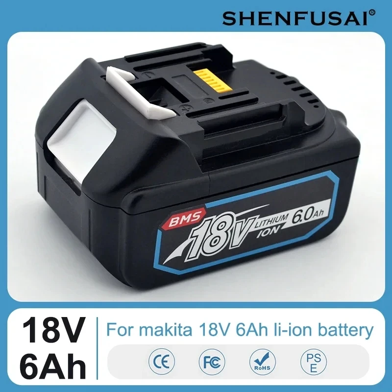 for makita 18V 6Ah/9Ah/12Ah Li-Ion Battery For Makita BL1830 BL1815 BL1860 BL1840 Replacement Power Tool Battery
for makita 18V 6Ah/9Ah/12Ah Li-Ion Battery For Makita BL1830 BL1815 BL1860 BL1840 Replacement Power Tool Battery