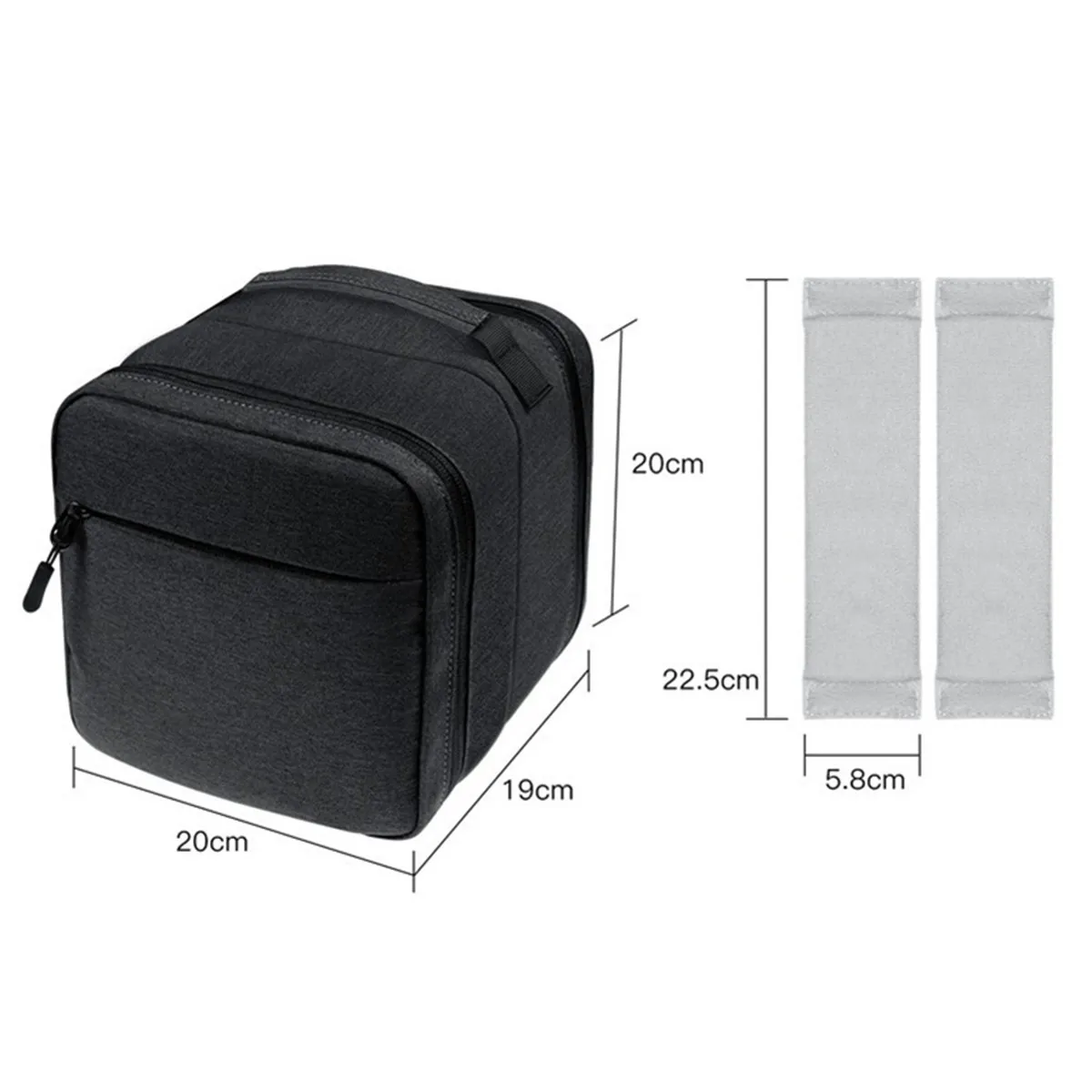 1Pc Double Layer Polyester Mini Storage bag For DJI Avata Drone / DJI Goggles 2 Black Solid Portable Handbag Drone Accessories
1Pc Double Layer Polyester Mini Storage bag For DJI Avata Drone / DJI Goggles 2 Black Solid Portable Handbag Drone Accessories