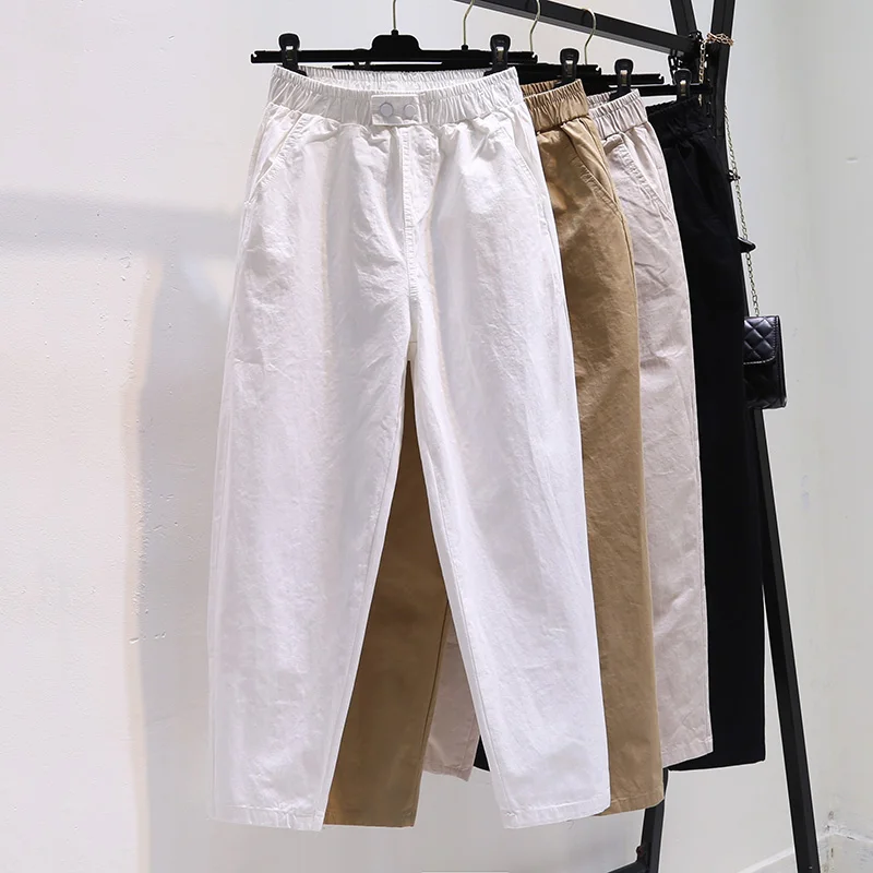 Fashion Radish Harem Pants Women's Loose 2023 Spring Autumn New Korean Trousers Casual Straight High-Waisted Pants Ladies H2233
Fashion Radish Harem Pants Women's Loose 2023 Spring Autumn New Korean Trousers Casual Straight High-Waisted Pants Ladies H2233