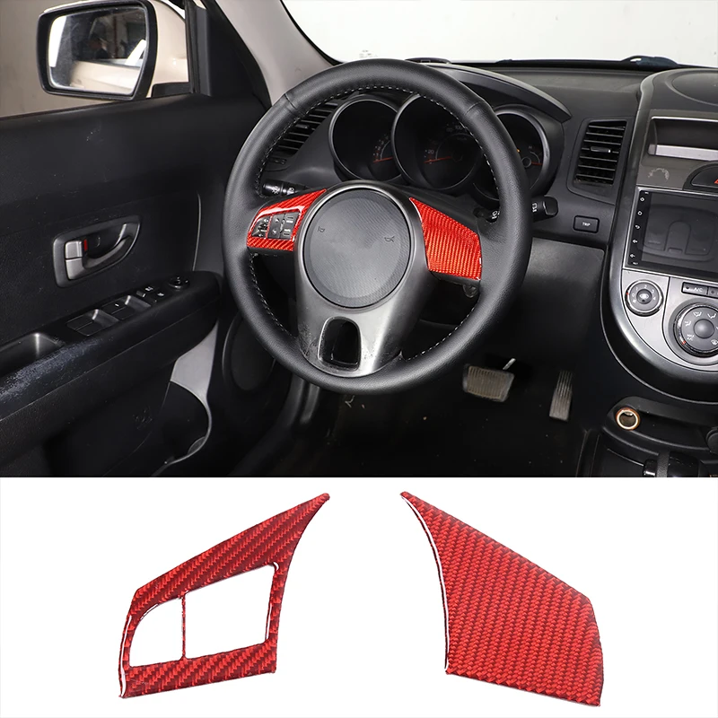 For Kia Soul AM 2009-2013 Soft Carbon Fiber Car Steering Wheel Button Frame Cover Sticker Car Interior Accessories
For Kia Soul AM 2009-2013 Soft Carbon Fiber Car Steering Wheel Button Frame Cover Sticker Car Interior Accessories