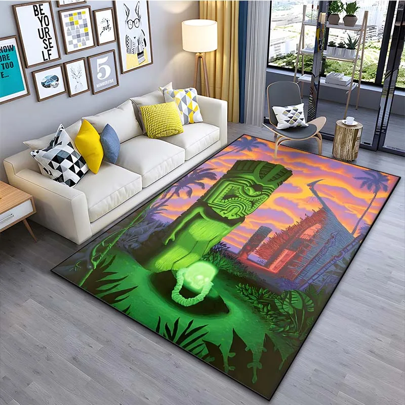 Hawaiian Tribal Tiki Illustration Pattern Floor Rug 15 Size Living Room Bedroom Bedside Bathroom Floor Mat Area Rug Carpets
Hawaiian Tribal Tiki Illustration Pattern Floor Rug 15 Size Living Room Bedroom Bedside Bathroom Floor Mat Area Rug Carpets