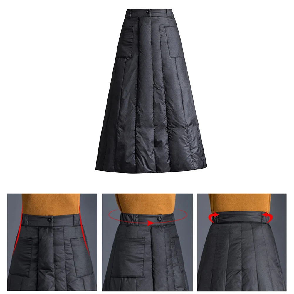 Stylish Warm Slimming Down Skirt Mid-High Waist Apron Wide Hem Comfortable Not Tight Down Filling Winter Outdoor Wear
Stylish Warm Slimming Down Skirt Mid-High Waist Apron Wide Hem Comfortable Not Tight Down Filling Winter Outdoor Wear