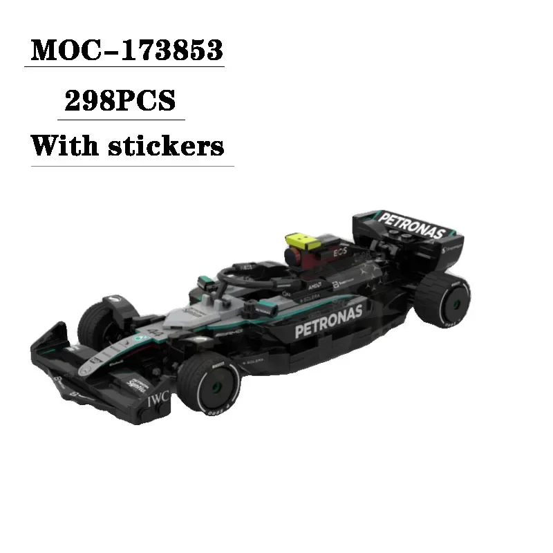 Building Block MOC-173853 Small Car F1 Racing Car 8 Grid W15 Model 298PCS Sticker Puzzle Education Children's Birthday Toy Gift
Building Block MOC-173853 Small Car F1 Racing Car 8 Grid W15 Model 298PCS Sticker Puzzle Education Children's Birthday Toy Gift