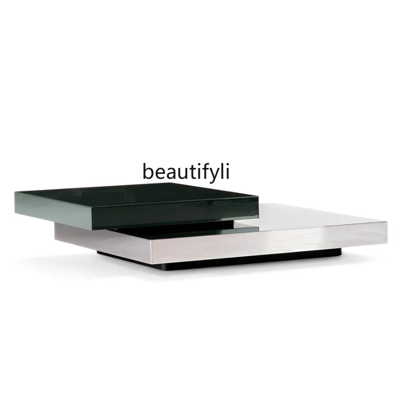 Affordable Luxury Style Stainless Steel Rotatable Coffee Table Mirror Square Italian Minimalist Marble Designer
Affordable Luxury Style Stainless Steel Rotatable Coffee Table Mirror Square Italian Minimalist Marble Designer