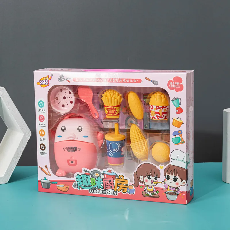 Имитация кухонной игрушки набор забавная Кухня Детские игрушки для игрового домика
Имитация кухонной игрушки набор забавная Кухня Детские игрушки для игрового домика