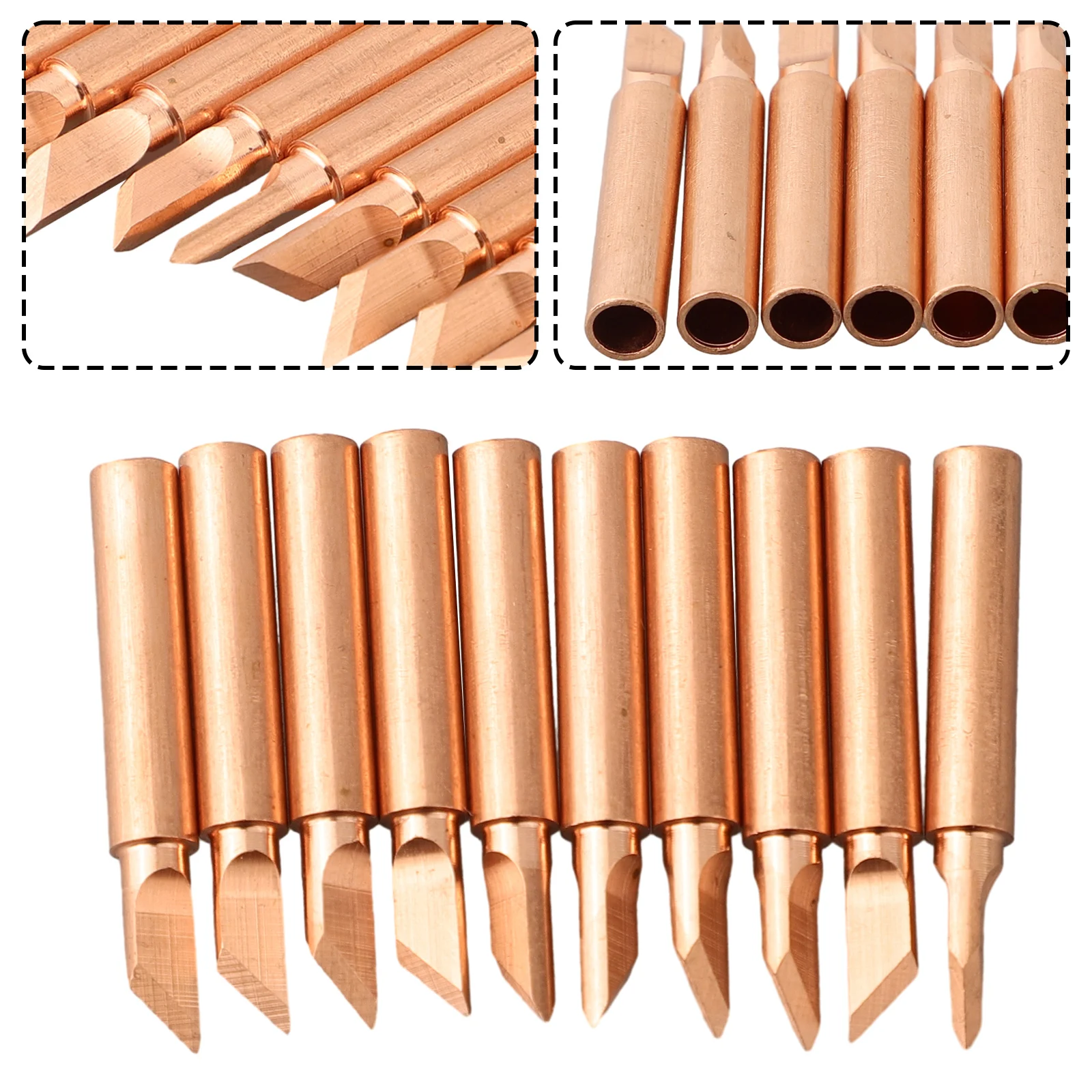 10PCS Copper Welding Head 900M-T-K Pure Copper Soldering Iron Nozzle Electric Soldering Iron Head Soldering Iron Station
10PCS Copper Welding Head 900M-T-K Pure Copper Soldering Iron Nozzle Electric Soldering Iron Head Soldering Iron Station