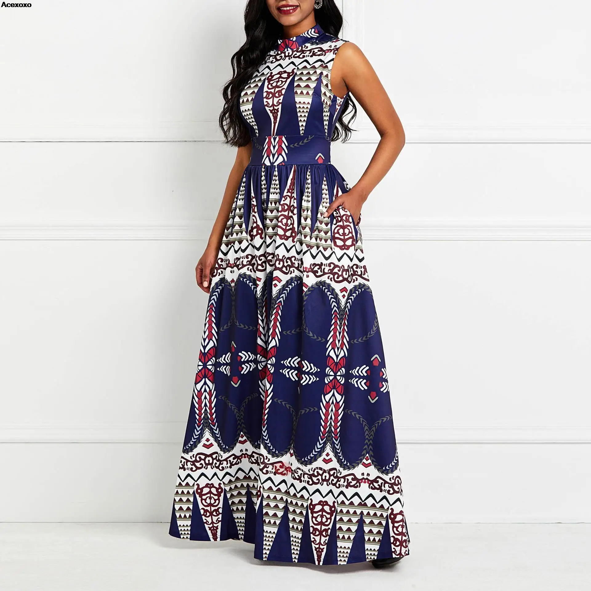 2023 Spring/summer new women's fashion casual sexy print sleeveless waist slim-fit dress
2023 Spring/summer new women's fashion casual sexy print sleeveless waist slim-fit dress
