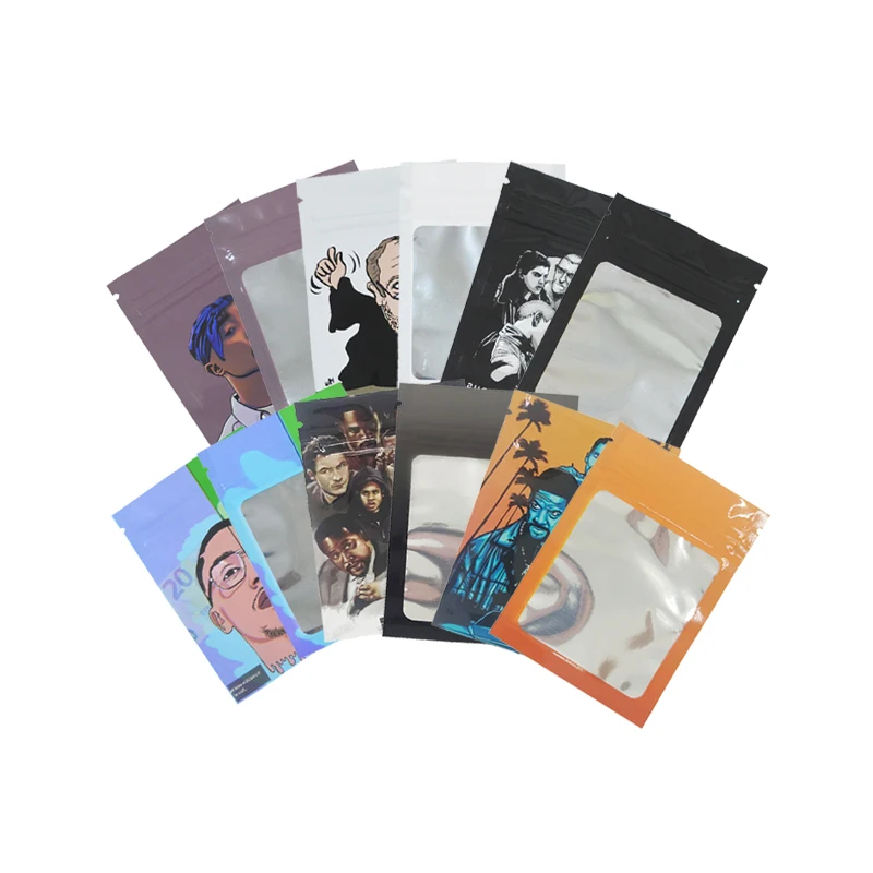7X10cm Candy Gummy Packaging Ziploc Mini Bag Cartoon Pattern Smell Proof Ziplock Bags Laser Plastic Pouches
7X10cm Candy Gummy Packaging Ziploc Mini Bag Cartoon Pattern Smell Proof Ziplock Bags Laser Plastic Pouches