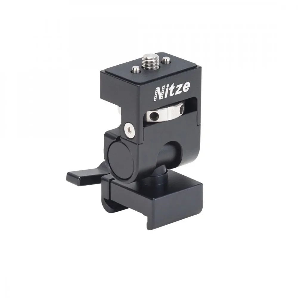 NITZE ELF SERIES MONITOR HOLDER N54-G2 NATO CLAMP TO 1/4"-20 SCREW WITH ARRI LOCATING PINS
NITZE ELF SERIES MONITOR HOLDER N54-G2 NATO CLAMP TO 1/4"-20 SCREW WITH ARRI LOCATING PINS