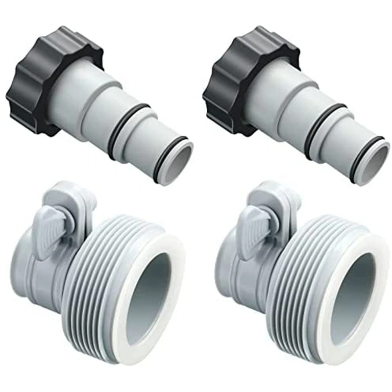 Replacement Hose Drain Plug Connector Adapter A W/Collar&B Kit Pool Drain Adapter,Converts 1.25 To 1.5 Inch Pool Hose
Replacement Hose Drain Plug Connector Adapter A W/Collar&B Kit Pool Drain Adapter,Converts 1.25 To 1.5 Inch Pool Hose