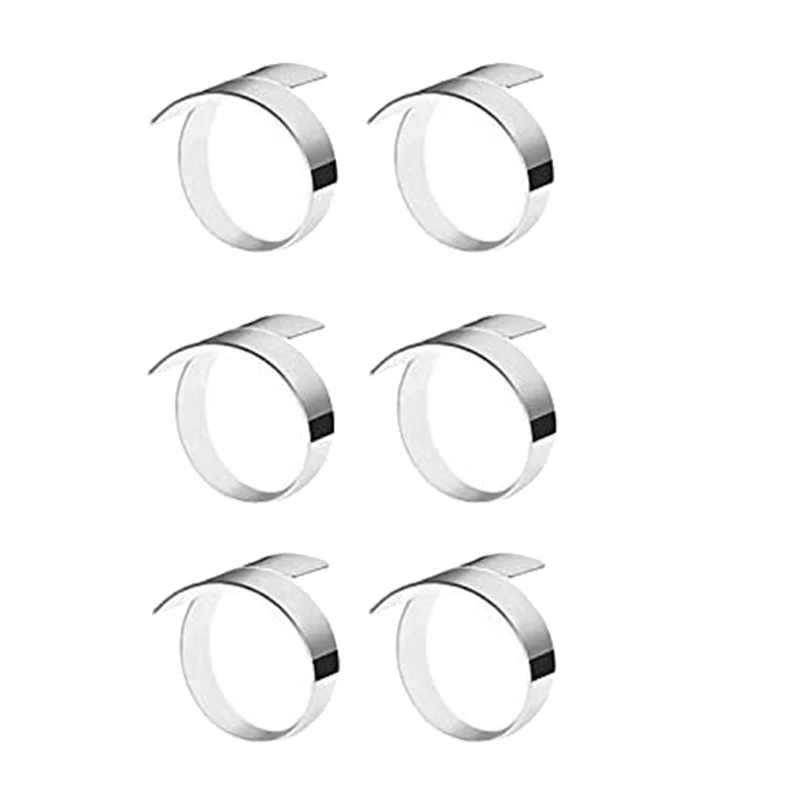6 Pcs Napkin Ring,Circle Napkin Holder for Wedding Christmas Party Dinner Table Decor Silver
6 Pcs Napkin Ring,Circle Napkin Holder for Wedding Christmas Party Dinner Table Decor Silver