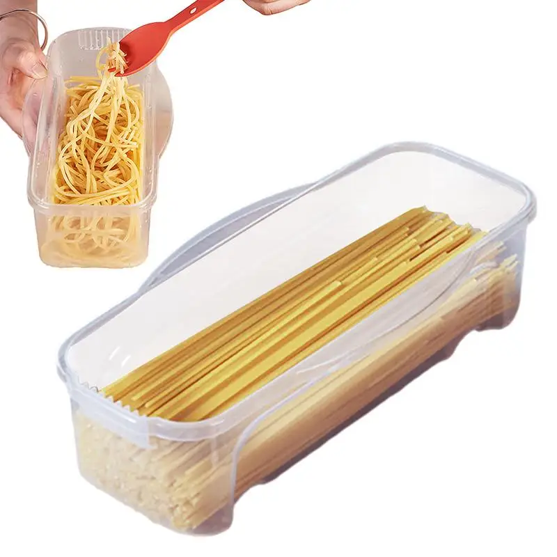 Microwave Pasta Cooker Heat Resistant Clear Ramen Bowl with Lid Fridge Drainer Spaghetti Noodle Cooking Box Fruit Containers
Microwave Pasta Cooker Heat Resistant Clear Ramen Bowl with Lid Fridge Drainer Spaghetti Noodle Cooking Box Fruit Containers