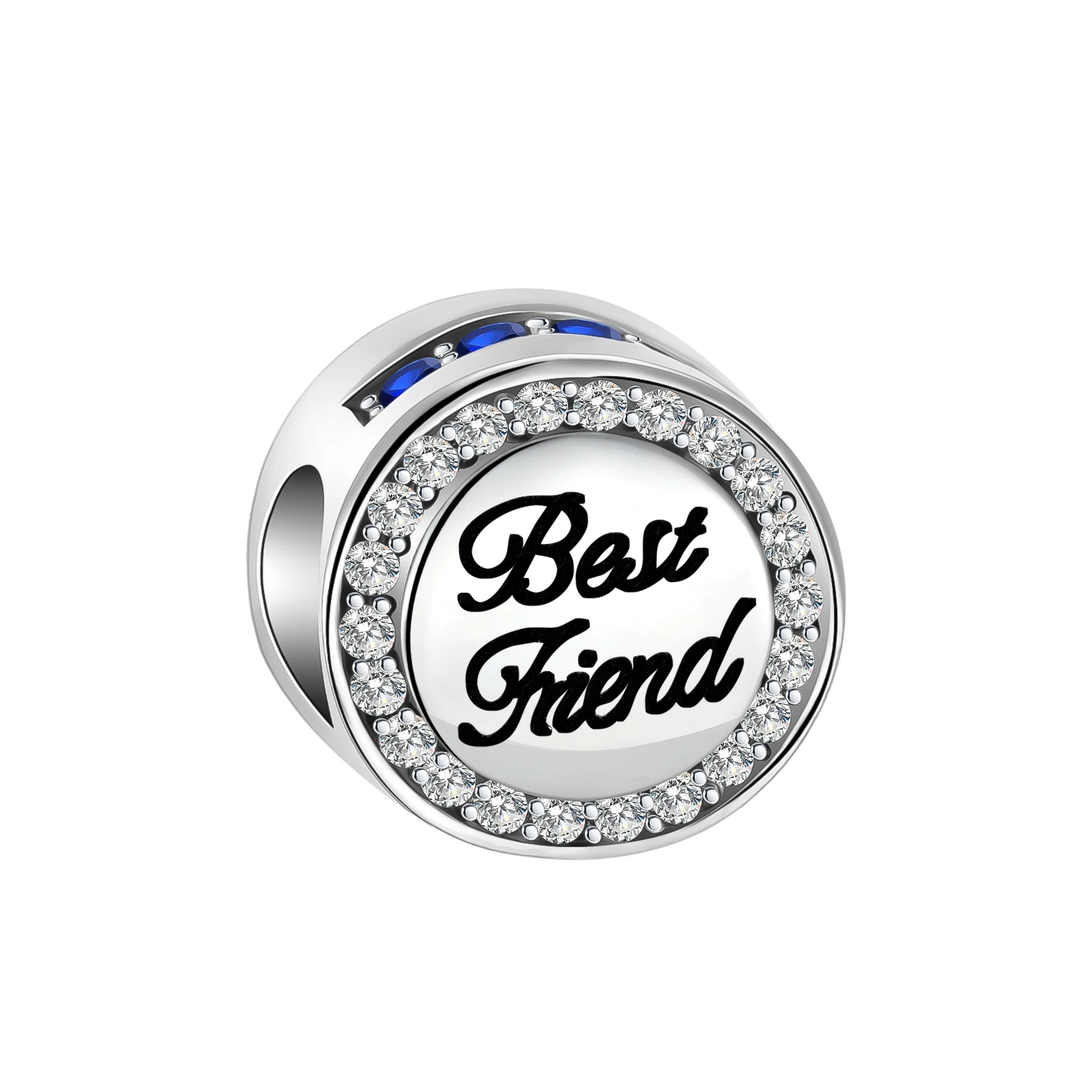 925 Sterling Silver Best Friend Diamond Positioning Buckle Charm Fit Original Pandora Charms Bracelets Women DIY Jewelry Gift 
925 Sterling Silver Best Friend Diamond Positioning Buckle Charm Fit Original Pandora Charms Bracelets Women DIY Jewelry Gift