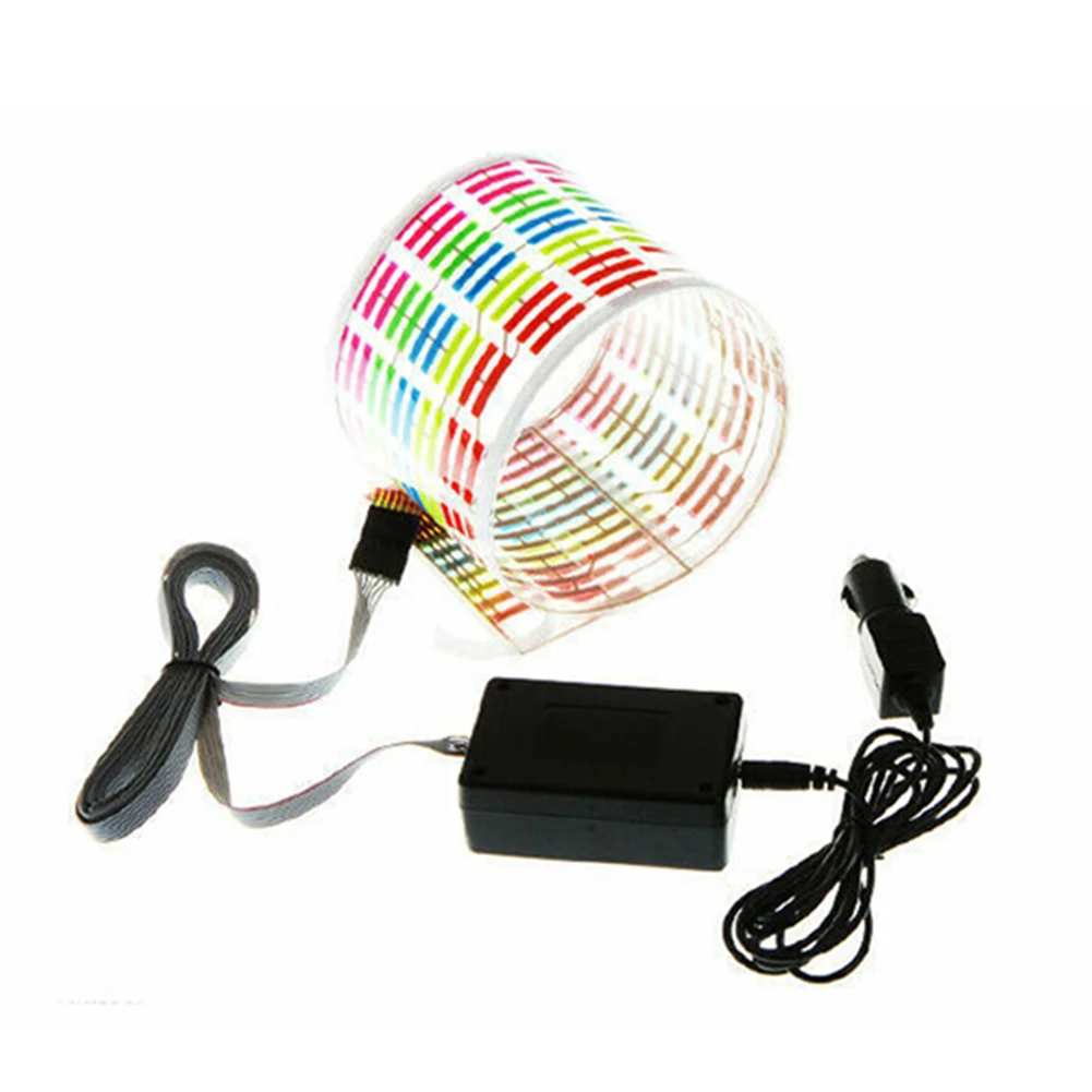 45*11cm RGB Car Music Rhythm LED Flash Light Sound Activated Equalizer Sticker Rear Windshield Sticker Styling Neon Lamp Kit
45*11cm RGB Car Music Rhythm LED Flash Light Sound Activated Equalizer Sticker Rear Windshield Sticker Styling Neon Lamp Kit