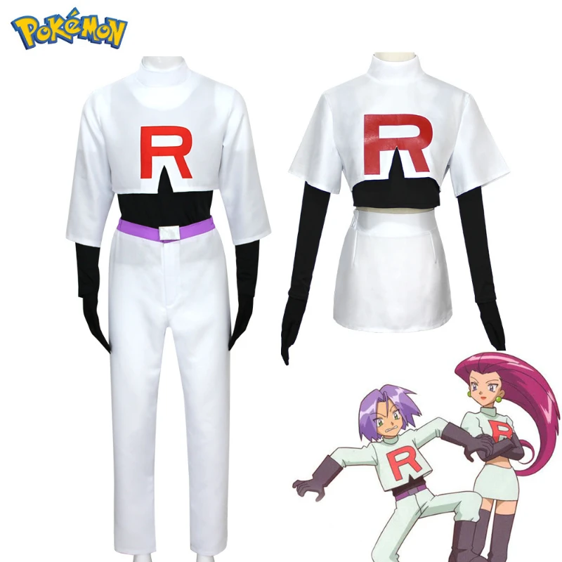 Костюм для косплея Pokemon Rocket Team Musashi Kojiro, костюм для косплея, изготовлен из экологически чистых материалов
Костюм для косплея Pokemon Rocket Team Musashi Kojiro, костюм для косплея, изготовлен из экологически чистых материалов