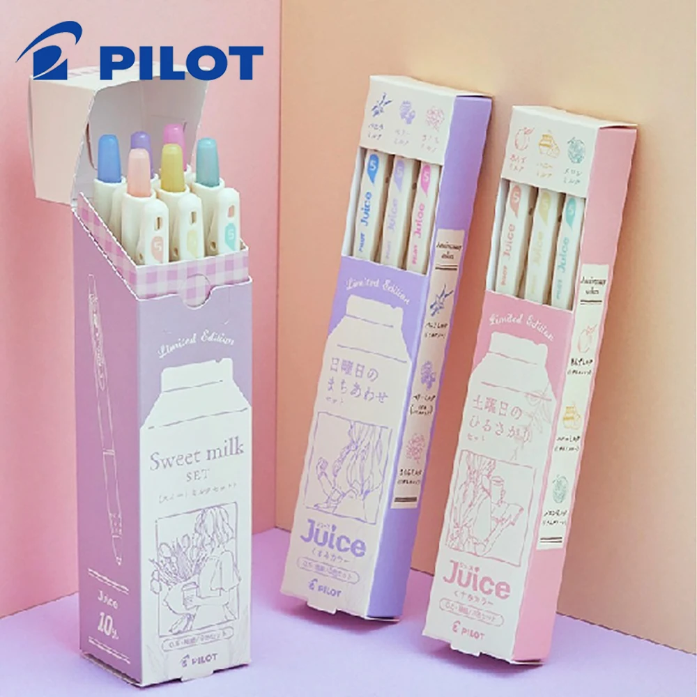 

PILOT Pen 10th Gel Pen Anniversary Limited Edition Juice Pen Retractable 0.5mm Journaling Doodling Painting Drawing Stationery