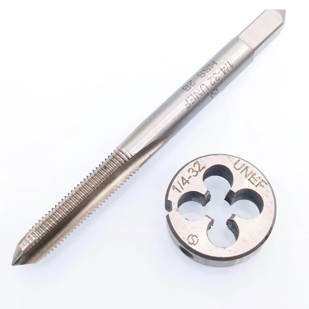 1/4‘‘-32 UNEF Tap And Die Set HSS Round Threading Die Right Hand Tap For Broken Screws Remover Repairing Tools Hand Manual Tools
1/4‘‘-32 UNEF Tap And Die Set HSS Round Threading Die Right Hand Tap For Broken Screws Remover Repairing Tools Hand Manual Tools