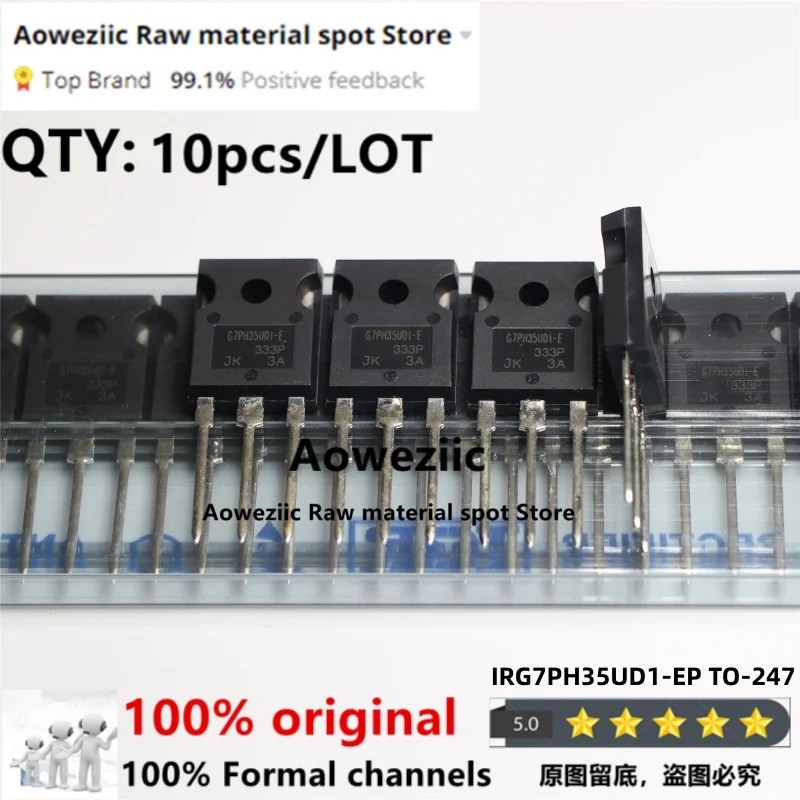 

Aoweziic 100% New Imported Original IRG7PH35UD1-EP G7PH35UD1-E TO-247 IGBT FET 1200V 50A
