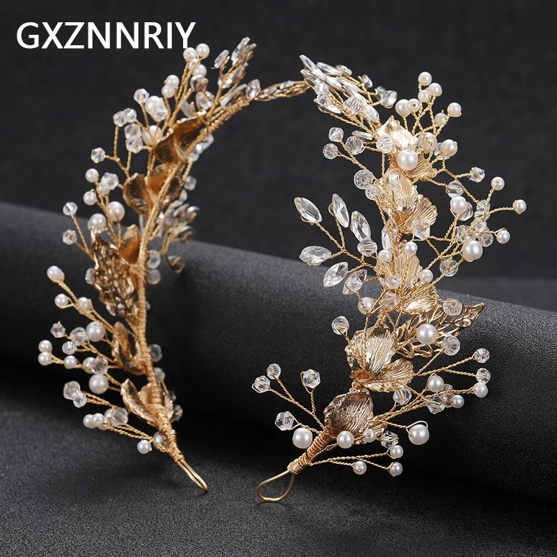 Handmade Leaf Crystal Headbands for Women Bridal Wedding Hair Accessories Bride Hairbands Prom Headpiece Party Jewelry Gift
Handmade Leaf Crystal Headbands for Women Bridal Wedding Hair Accessories Bride Hairbands Prom Headpiece Party Jewelry Gift