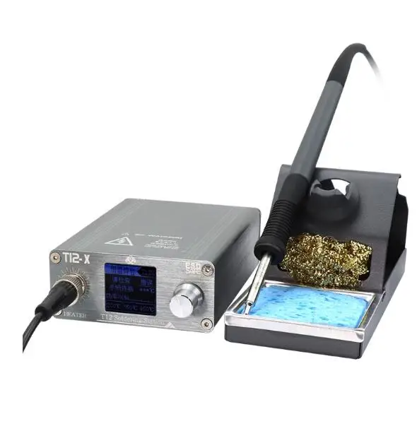 OSS T12-X Intelligent Constant Temperature Soldering Station LED Digital Display Phone Motherboard Chip Welding Repair Tools
OSS T12-X Intelligent Constant Temperature Soldering Station LED Digital Display Phone Motherboard Chip Welding Repair Tools