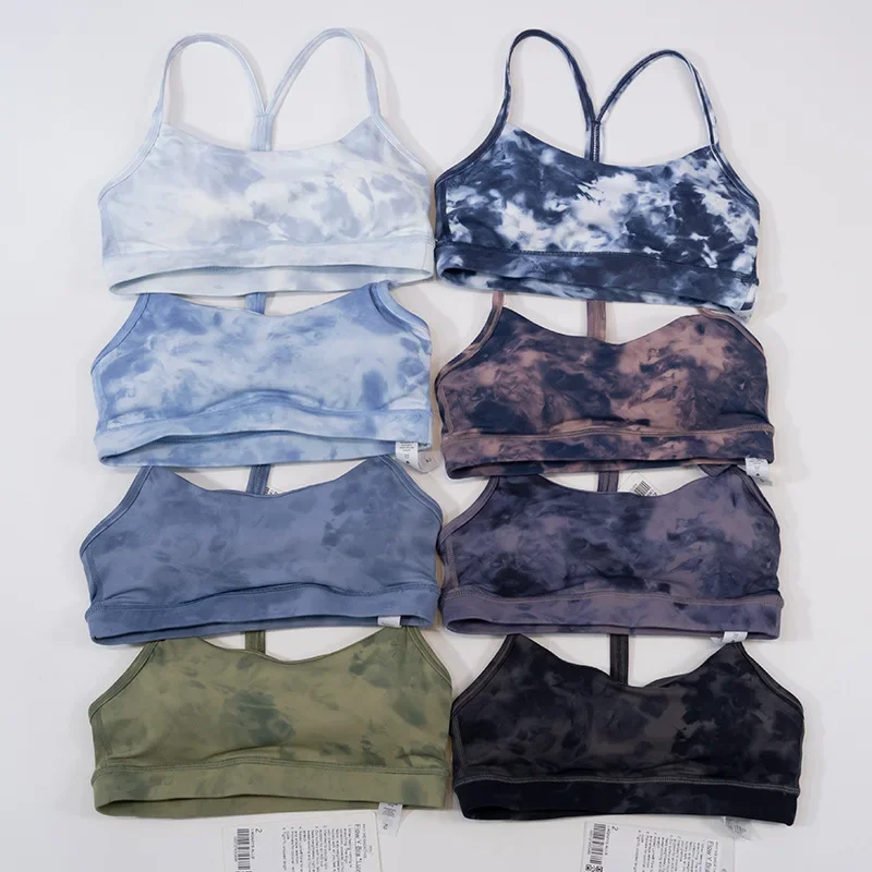 LUL 2023 Irregular Tie Dye Printed Y-shaped Strap Bra Women's Sports Bra Removable Chest Pad
LUL 2023 Irregular Tie Dye Printed Y-shaped Strap Bra Women's Sports Bra Removable Chest Pad