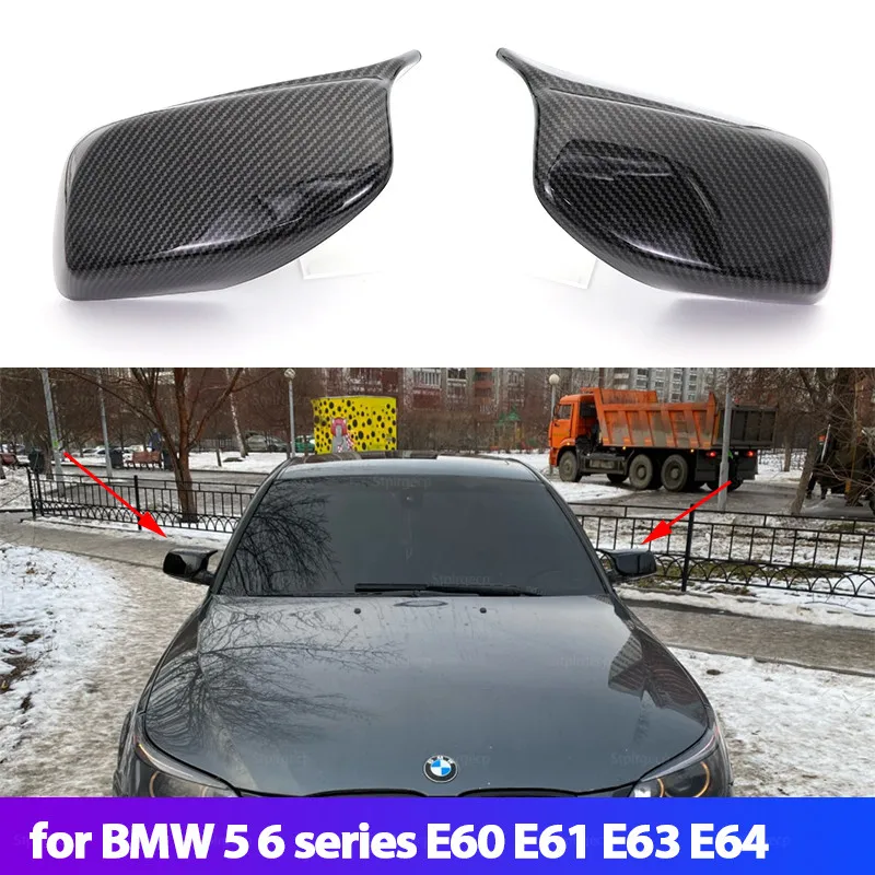 Rearview Mirror Cover Cap Carbon Fiber Black for BMW 5 Series E60 E61 E63 E64 520i 525i 528i 528xi 530i 630ci 630i 645ci 650i
Rearview Mirror Cover Cap Carbon Fiber Black for BMW 5 Series E60 E61 E63 E64 520i 525i 528i 528xi 530i 630ci 630i 645ci 650i